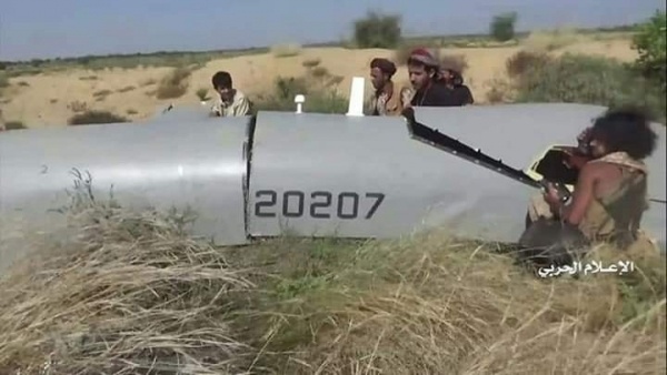  الحوثيون يعلنون إسقاط طائرة تجسس للتحالف في جازان جنوبي السعودية
